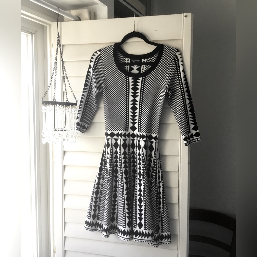 Flared Sweater Dress